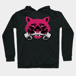 Wolf sport and fitness lovely blend drawing cute cool colorful Hoodie